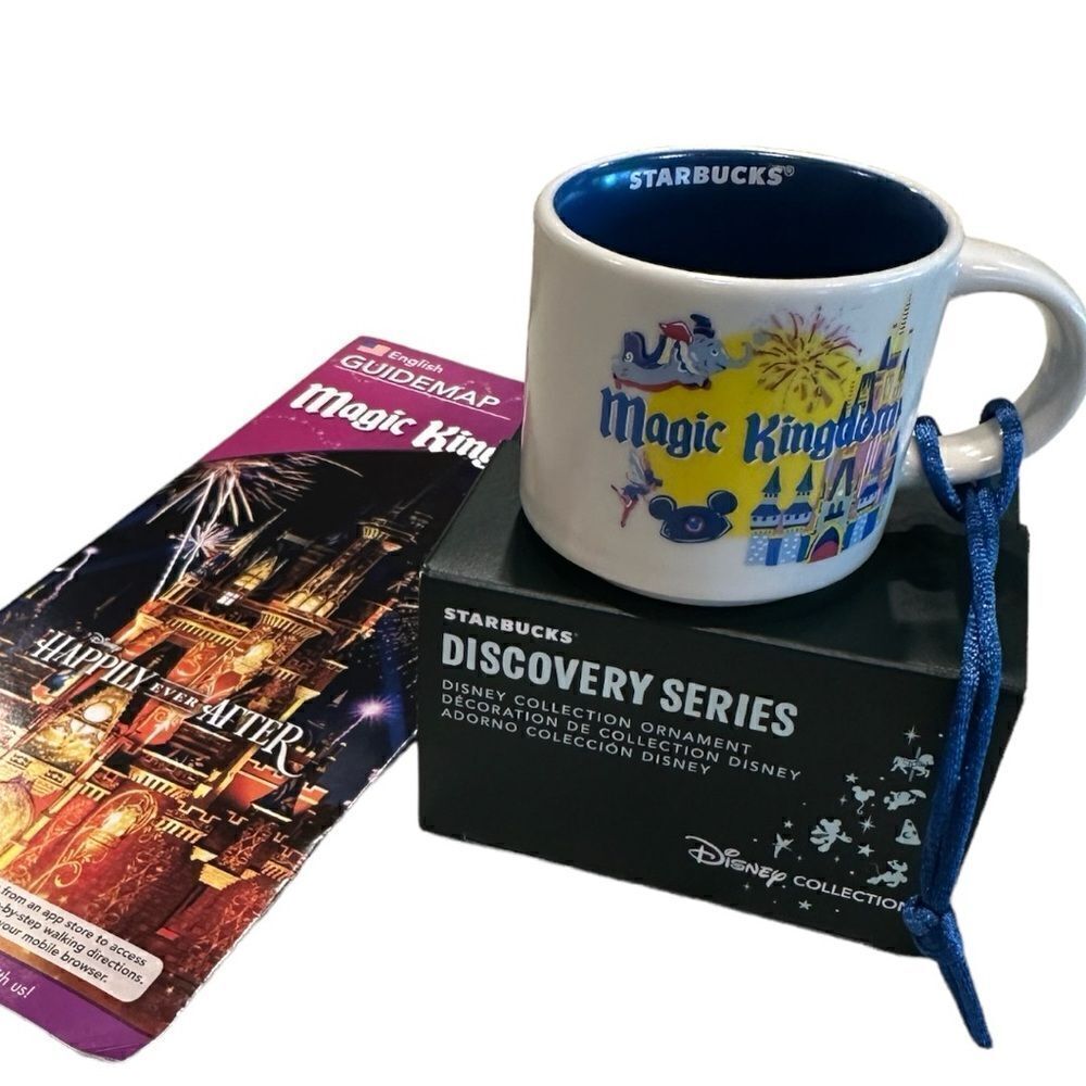 Starbucks Magic Kingdom Disney parks Discovery Series Mug ORNAMENT New